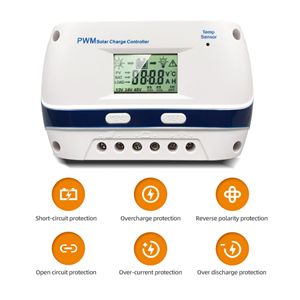 Regolatore di carica solare schema del circuito Pwm regolatore di carica solare manuale 10A 12V 24V 100A Pwm Dc Controller del motore - Product Image 5