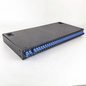 ขั้วต่อ apc/upc 32SC สายไฟเบอร์ออปติก2x32 sc/lc UPC ตัวแยกสายไฟเบอร์ออปติกสำหรับตู้