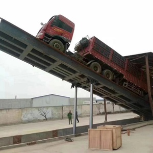 100 Ton Hydraulic <strong>Unloading</strong> Platform Truck <strong>Unloading</strong> Platform for <strong>Unloading</strong> Wheat