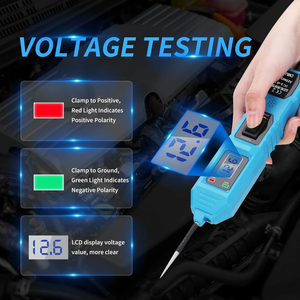 汽车用多功能电源电路探头测试仪液晶显示器6v-24v DC