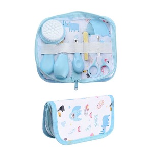 6 Piece Baby Daily Care Set with Nail Clippers Scissors Nail Sharpener Head Brush Comb Nasal <strong>Aspirator</strong> Grooming <strong>Kit</strong>