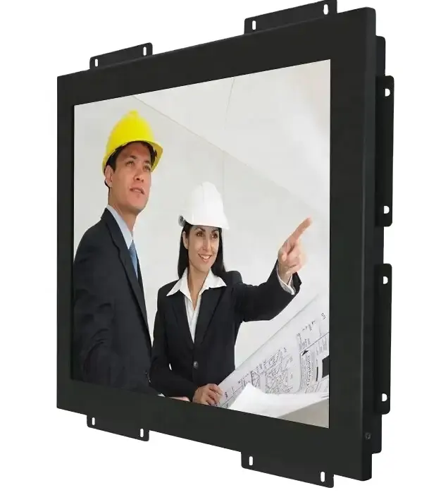 Industriële Metalen Behuizing 18.5 ",21.5",22 ",24 Inch Open Frame Lcd-Monitor/Touchscreen Monitor