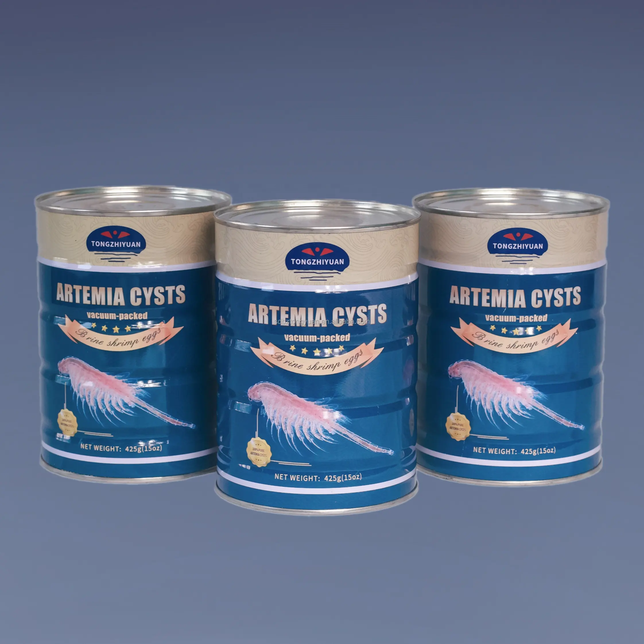 Alta qualidade fábrica alimentação animal Artemia cistos camarão salino ovos artemia cistos