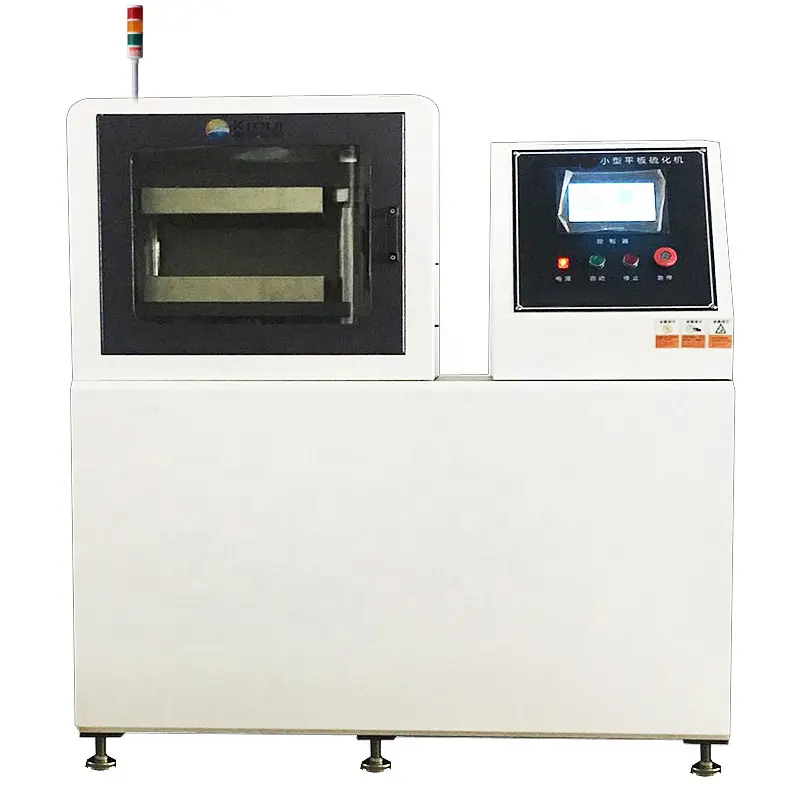 Machine de vulcanisation à chaud de plaque de produits plastiques de type laboratoire/machine de vulcanisation de plaque