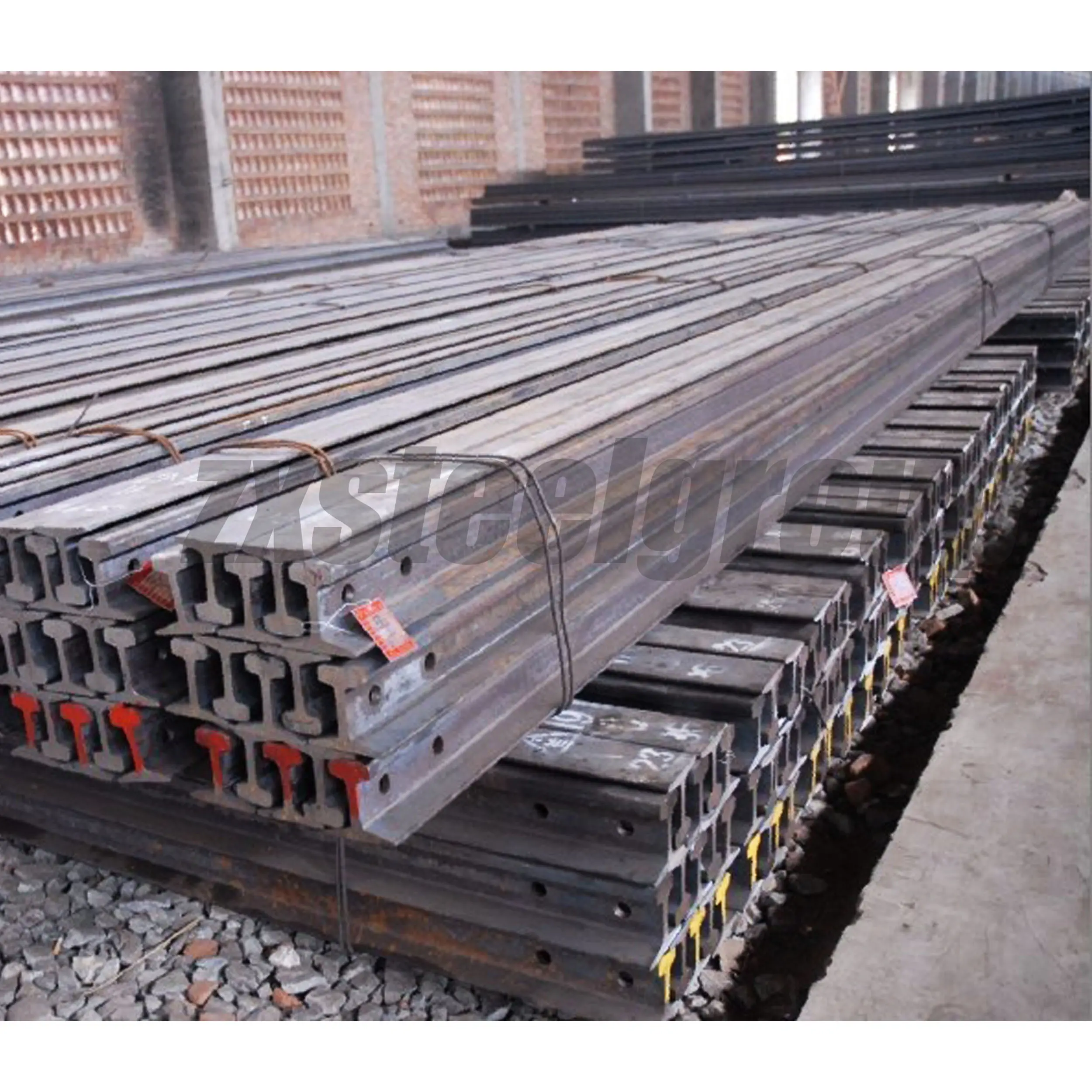 Binario ferroviario in ferro per colata su rotaia da 15kg