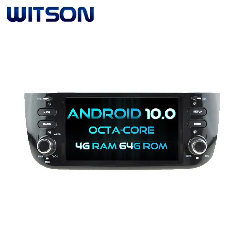 WITSON — autoradio ANDROID 10.0, NAVIGATION GPS, DVD, pour FIAT LINEA, nouvelle collection, GRANDE PUNTO 2009 2012