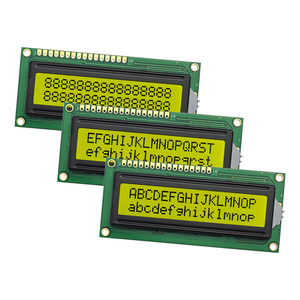 Prime Cob <span class=keywords><strong>LCD</strong></span>-Zeichen anzeige JXD1602A STN Gelb in Industrie qualität Positiv 16 X2 Dotmatrix-Bildschirm LCM-Modul anzeige 16 X2