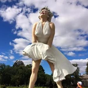 Handmade ngoài trời cuộc sống kích thước sợi thủy tinh tượng Marilyn Monroe thân thiện với môi nhựa Biểu Tượng nghệ thuật dân gian nghệ thuật hiện đại âm nhạc tình yêu-phong cách phim - Product Image 5