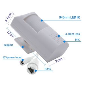 Mini IP kamera kızılötesi İndüksiyon sensörü kamuflaj 2MP 5MP WiFi 4G LTE SIM kamera mikrofon hareket algılama güvenlik IP kamera SD - Product Image 6