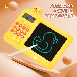 2 in 1教育数学トレーニングゲーム計算機番号カウント液晶書き込みタブレット描画ボード子供のためのおもちゃを学ぶ数学 - Product Image 3