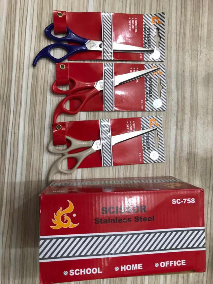 Scissors Paper Top Selling Colorful Handle Children kids School Scissors Safe Paper Scissors