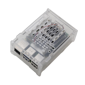 <span class=keywords><strong>Raspberry</strong></span> <span class=keywords><strong>Pi</strong></span> 5 durchsichtiges Acrylgehäuse mit Aluminium-Heizwaschraum und 3007 <span class=keywords><strong>PWM</strong></span>-Steuerung Luftgebläse Kühlung Lüfter