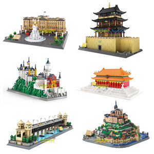 Building Series Hall of Supremi: Harmony Buckingham Palace Chinese Attraction Building Block Collection <strong>Toy</strong> Set for Kids Unisex - Product Image 1