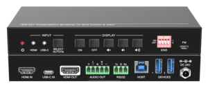 18G 2x1MatrixスイッチャーhdmiとUSB-C入力インターフェイス4K/60HzカスタマイズディスプレイKvmスイッチ - Product Image 2