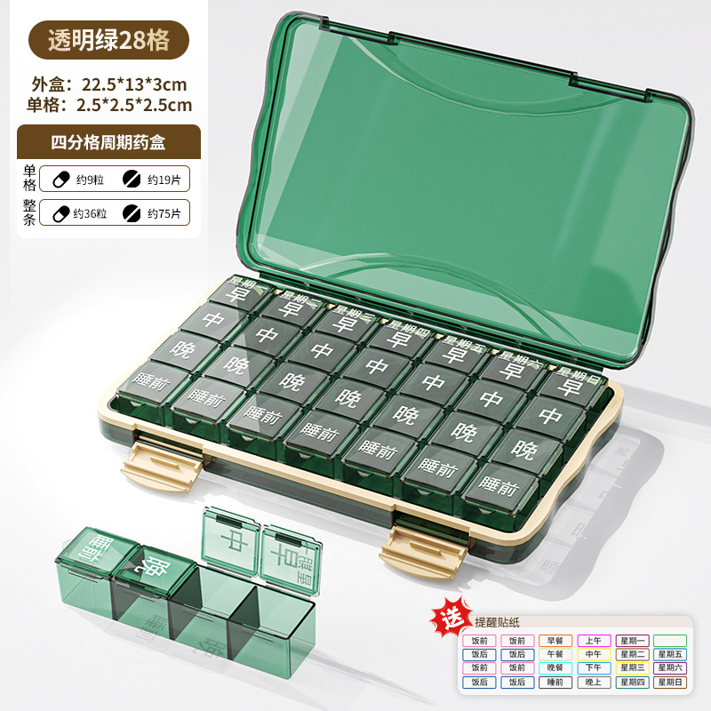 28 grids with large green characters (chinese upgraded version)