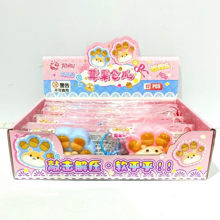 JXC-0161 Velvet Fruit Bin Squeeze and Knead Toy