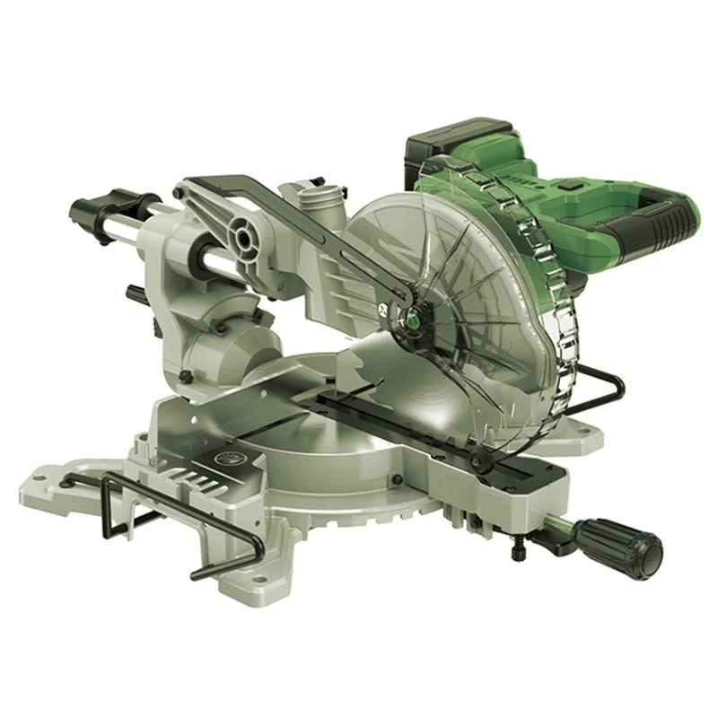 Hantechn Power Tools 18V, batería de litio de iones de litio, sierra ingletadora deslizante inalámbrica, modelo de hoja de 185mm, sierra eléctrica profesional/