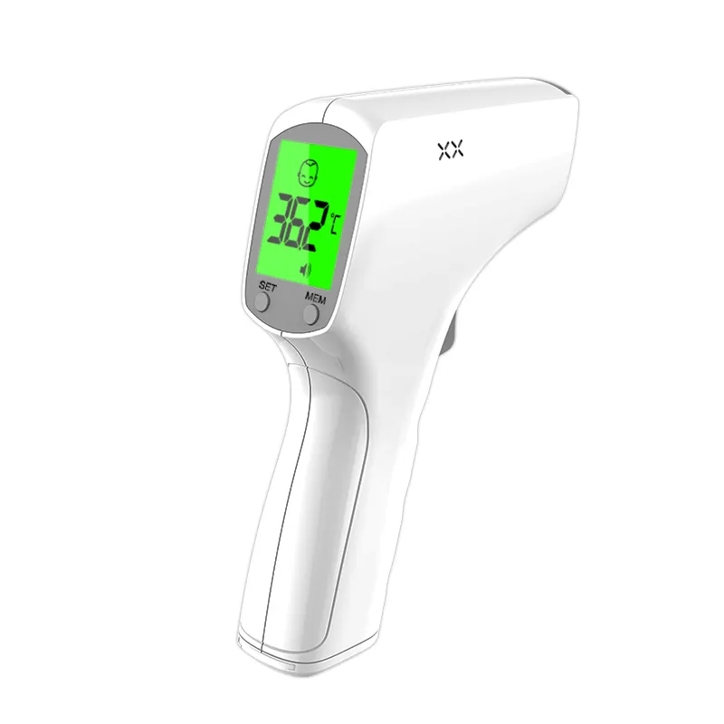 Termometro a infrarossi portatile macchina digitale per la temperatura corporea rossa Scanner termico elettrico per bambini termometro digitale ad alta precisione