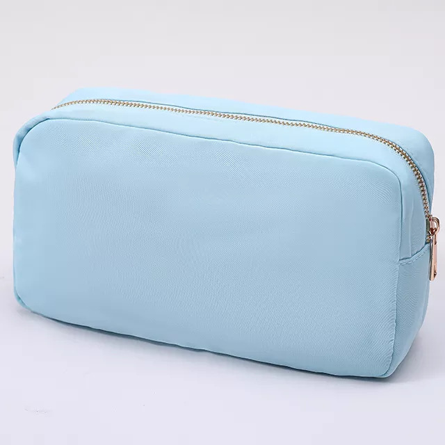 Light blue nylon bag