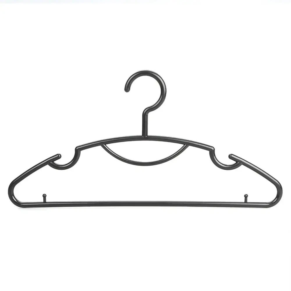 LEEKING Factory wholesale black multifunctional cheap hanger no mark hanger anti slip strap rack dry