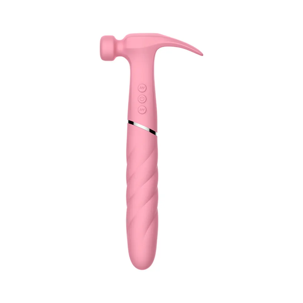 Pink Hammer Vibrações poderosas G-spot vibrador clitoriano adulto vibrador sexo brinquedos para homem e mulher