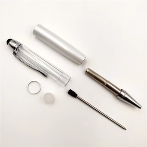 גליטר DIY ריק נוזל חבית Ballpen קידום מכירות עטי חול טובעני פרח טוויסט שומן Stylus שמנמן ריק צינור כדורי עט