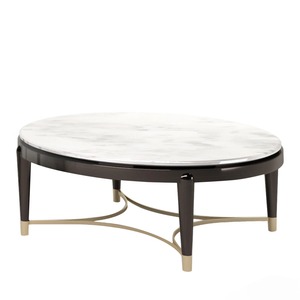 Direct Factory Living Room Furniture Set Round Madeira e Mármore Aninhamento <span class=keywords><strong>End</strong></span> Mesas com pernas de metal para café e mesas laterais