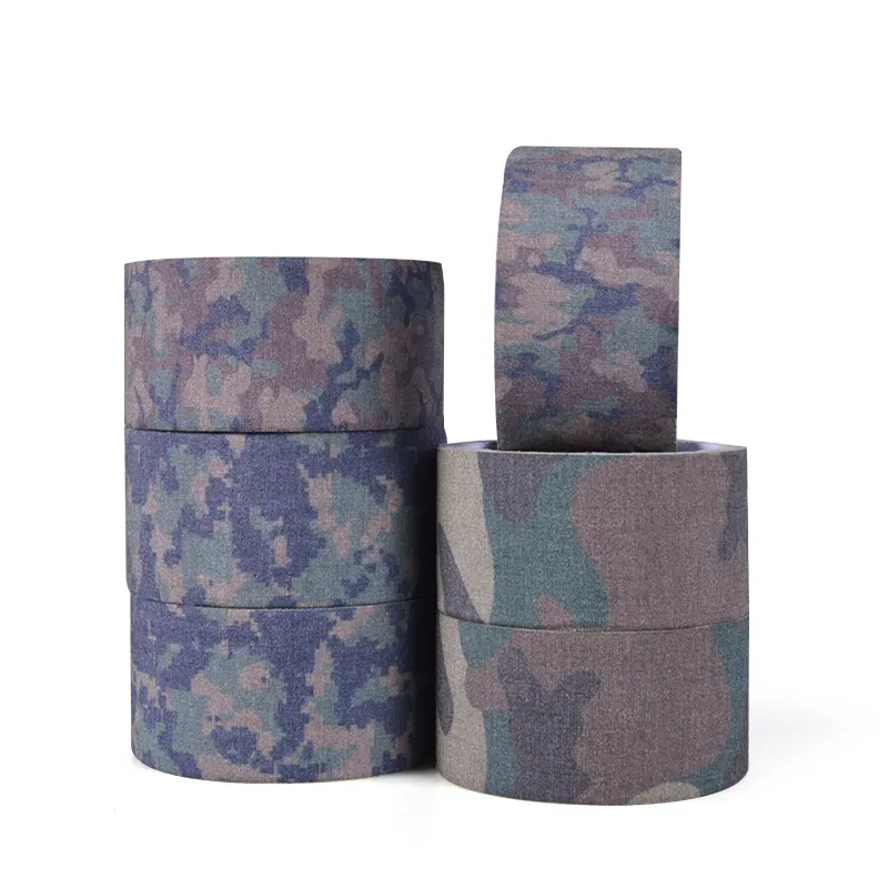 Tela de camuflaje de fibra impermeable para exteriores Cinta de camuflaje para exteriores