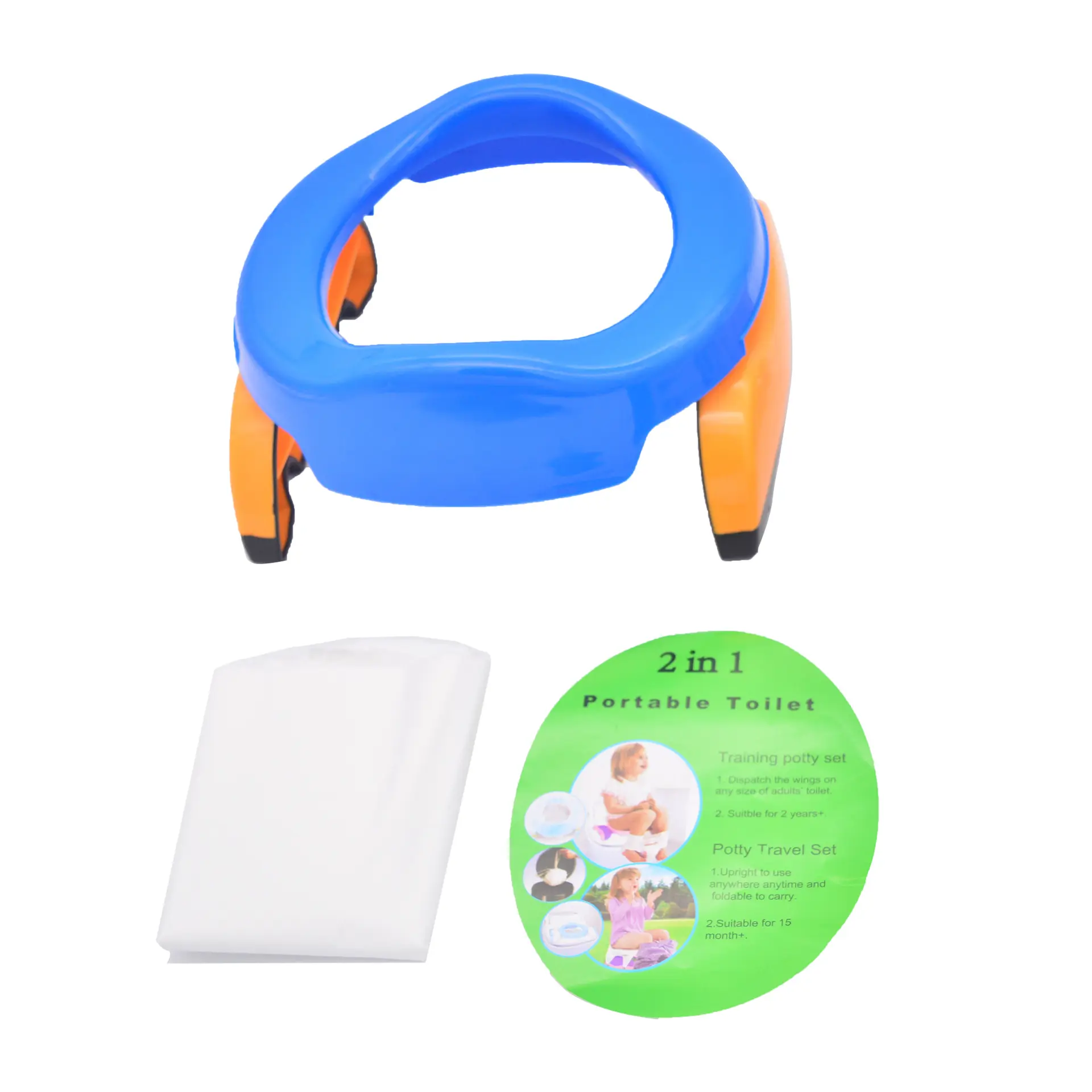 Dobrável crianças banheiro criança potty trainer Carro fácil transportar viagens bebê assento potty