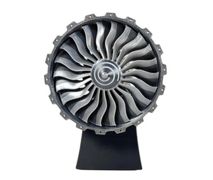 MEJOR creativo de alta velocidad de rotación Modelo de impresión 3D Motor de avión Decoración de escritorio - Product Image 5