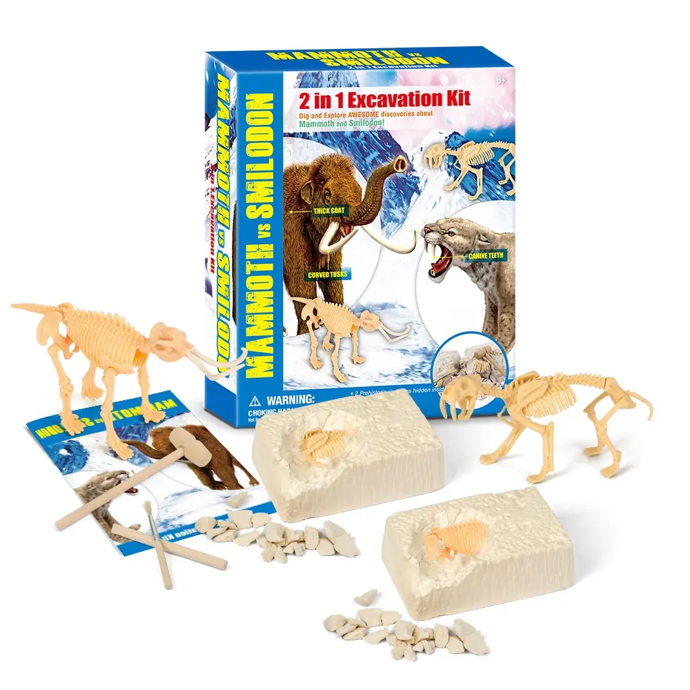 Amazon, Лидер продаж, набор раскопок, динозавр, мамонт, смайлик, скелет, выкопать его, головоломки, игрушки, обучающие игрушки для детей