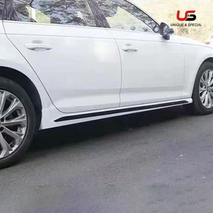 Yüksek kaliteli oto parçaları için yan <span class=keywords><strong>bar</strong></span> Audi A4L B9 yükseltme RS4 yan etek PP malzeme 2017-2019