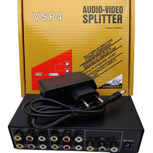 VSP4 AV Distribuidor AV Onein Four 1in4out Distribuidor de audio y video AV Splitter - Product Image 1