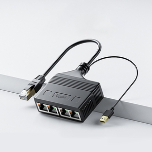GbE Gigabit Ethernet ağ paylaşım cihazı 4 ağ portu Modem arayüzü ile 1x4 RJ45 Hub yeni ürün - Product Image 2