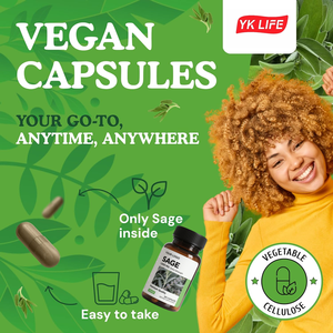 Prviate Label بذور شيا الخالية من السكر وظيفة إدراكية عالية النقاء لا سكر الغلوتين كبسولات حكيم عضوية للصحة للجميع - Product Image 3