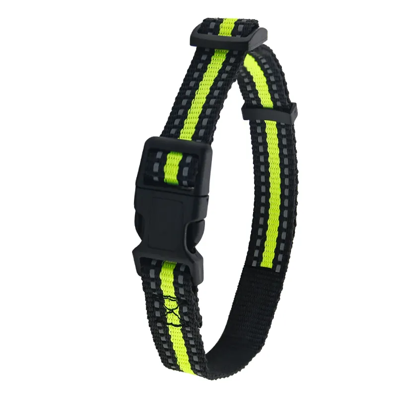 Hot Sale Cute soft reflective polyester webbing GPS Pet Tracker Smart Training Collar wholesale