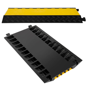 Factory Direct <strong>Sales</strong> 1 2 3 4 5 Channel Wire Cover Cord Traffic Speed <strong>Ramp</strong> Rubber Cable Guard Bridge <strong>Ramp</strong> Protector - Product Image 5