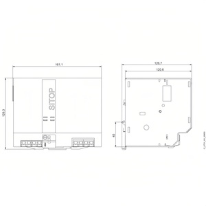 6EP1436-3BA00 SITOP 24V modulare 20 un alimentatore stabilizzato magazzino magazzino plc controller di programmazione plc alimentatore - Product Image 2