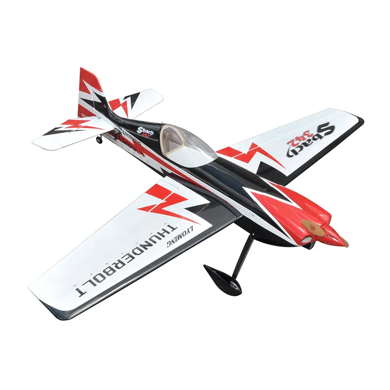 Sbach 342 55 polegada 50E Elétrico RC Avião Modelo ARF/PNP Balsa Madeira 6 Canal 4 Servos Aviões