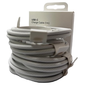 USBC to Type C Braided Fast Charging Data Cable with Logo and <strong>Serial</strong> Number in Retail Box <strong>Usb</strong> Cable for Iphone - Product Image 1