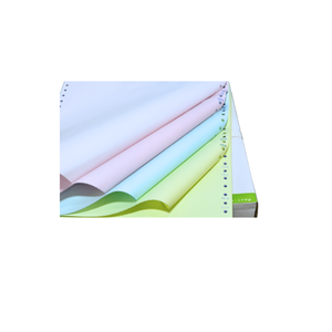 China Factory 48GSM-140GSM papel sin carbón para computadora 1/2/3/4 capas papel para libro de facturas
