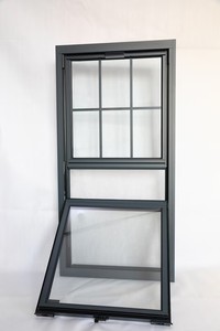 Finestra personalizzata 23x46 pollici finestra singola appesa in PVC e alluminio stile americano finestra singola appesa sulle vendite
