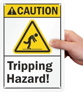 جديد جديد سيكورن مصنع تحذير-علامة خطر التعثر - Product Image 3