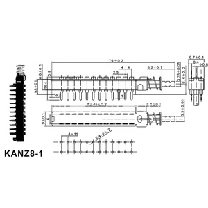 6PDT PCB değiştirme basma düğmesi mandallama anahtarı - Product Image 5