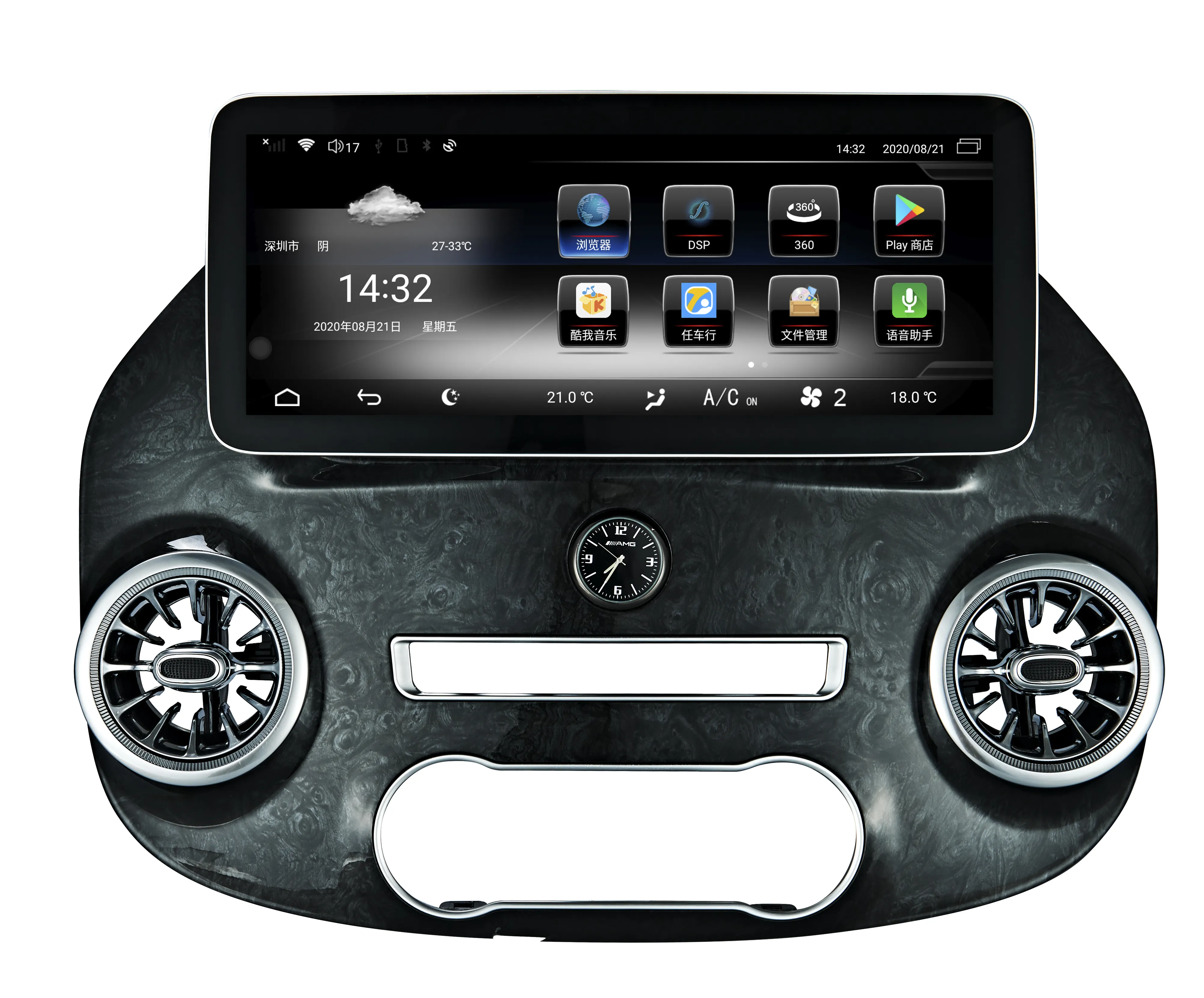 Android 10.0 Auto Video Per Mercedes Benz Vito Car DVD Player Con 360 panorama 8 Core 12.3''