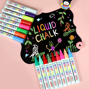 Chất Lỏng Sơn Đánh Dấu Khô Xóa Tùy Chỉnh Bút Bảng Trắng Xóa Màu Bút Phấn Trắng Mực Tẩy Bút - Product Image 6