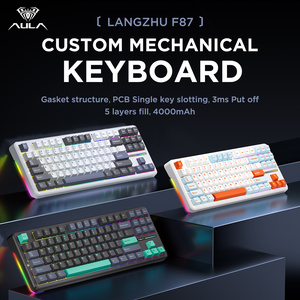 AULA F87 Custom RGB Backlit 87-Key USB DIY Mechanical Gasket <strong>Structure</strong> Mini Style <strong>Computer</strong> Wireless Gaming <strong>Keyboard</strong> - Product Image 5