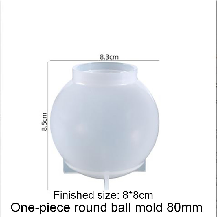 Moule boule ronde monobloc 80mm