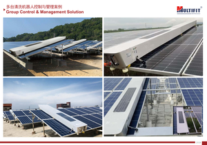 990mm Automatic Solar Cleaning Machine Is Portable, Can Be <strong>Networked</strong> to Adapt to Different Angles of Solar Panels - Product Image 4