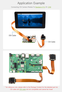 Aismartlink Waves hare 500mm CSI FPC Flexibles Kabel für Raspberry Pi 5, 22Pin bis 15Pin, Geeignet für CSI-Kamera module, 500mm - Product Image 3